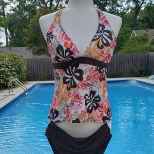 Cazimi floral tankini swimsuit set
